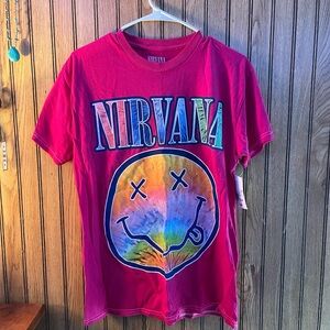 pink nirvana t-shirt